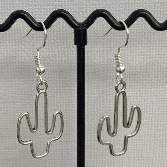 Cactus Earring, Plant Earring, Western Jewelry, Western Earring, Gift Idea - Picture 2 of 5